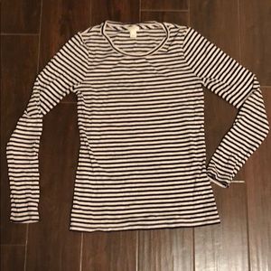 J. Crew striped long sleeve